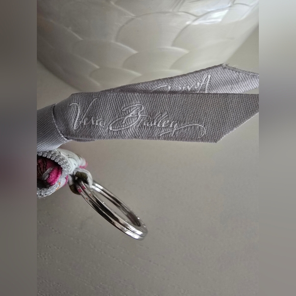 Vera Bradley Pink Floral Card Case Wristlet - Picture 4 of 6